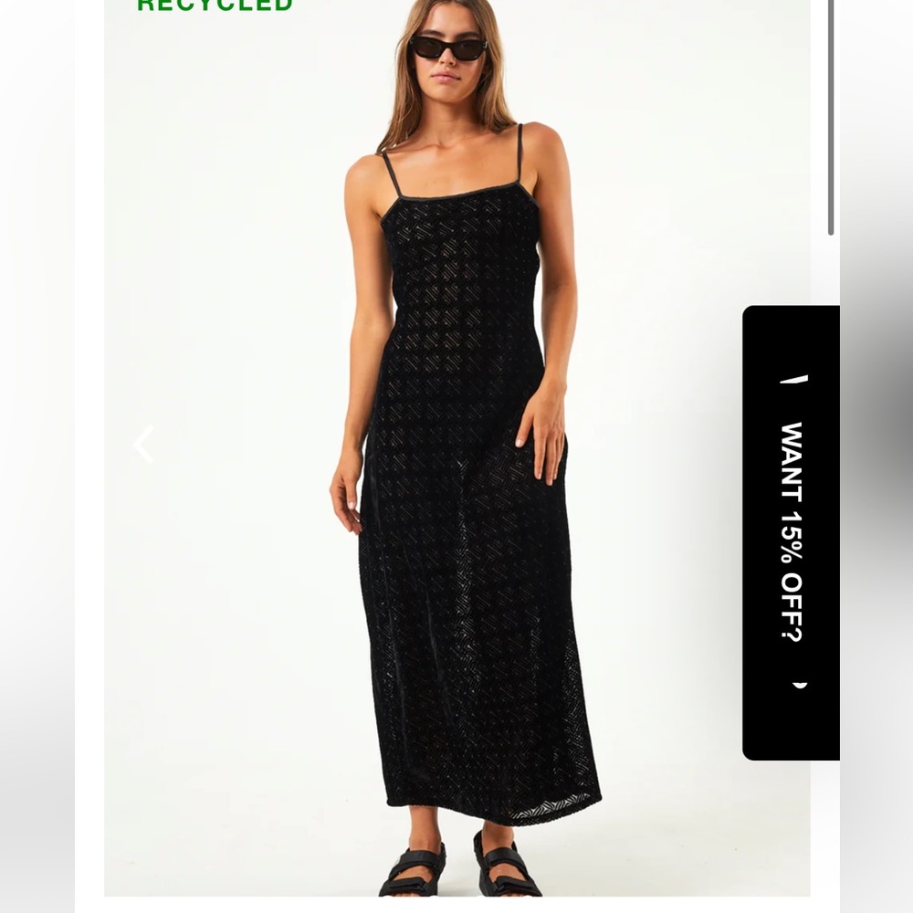 BNWT afends sheer maxi dress